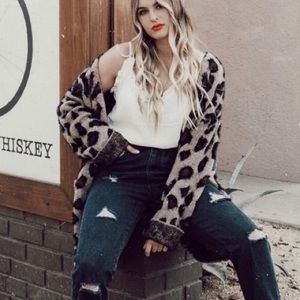 Lovestich leopard cardigan